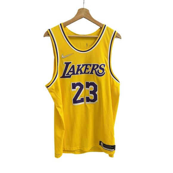 Factory Error* Nike LA Lakers LeBron James Icon Edition Authentic Jersey - Picture 1 of 7